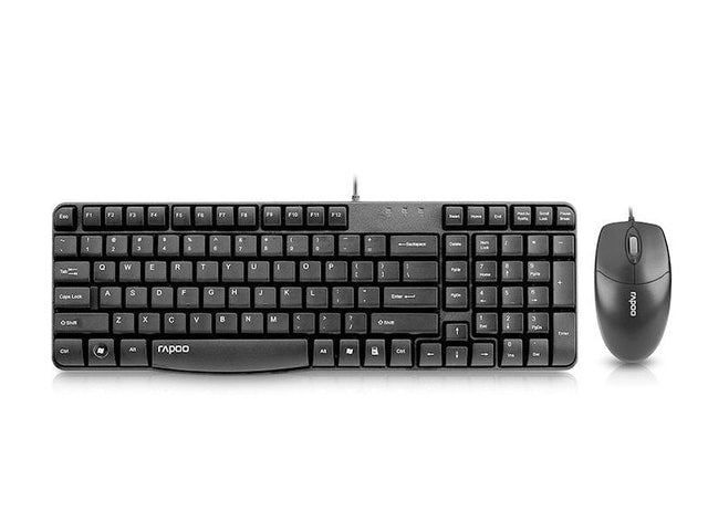 Rapoo X120PRO USB Keyboard and Mouse Combo